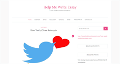 Desktop Screenshot of helpmewriteessay.com